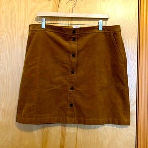 NWT J. Crew Corduroy Miniskirt